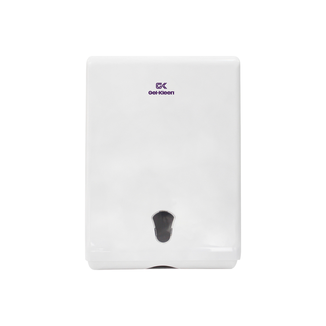 Despachador de toalla interdoblada | Gel‑Kleen 003731 | 500 toallas | Colores humo/blanco