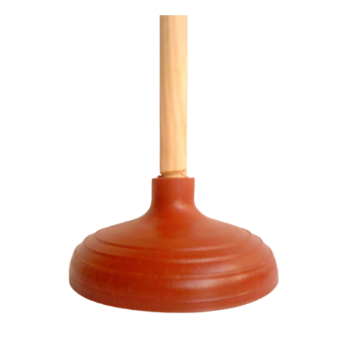 Bomba para WC Mediana Hule Rojo (PR000058)