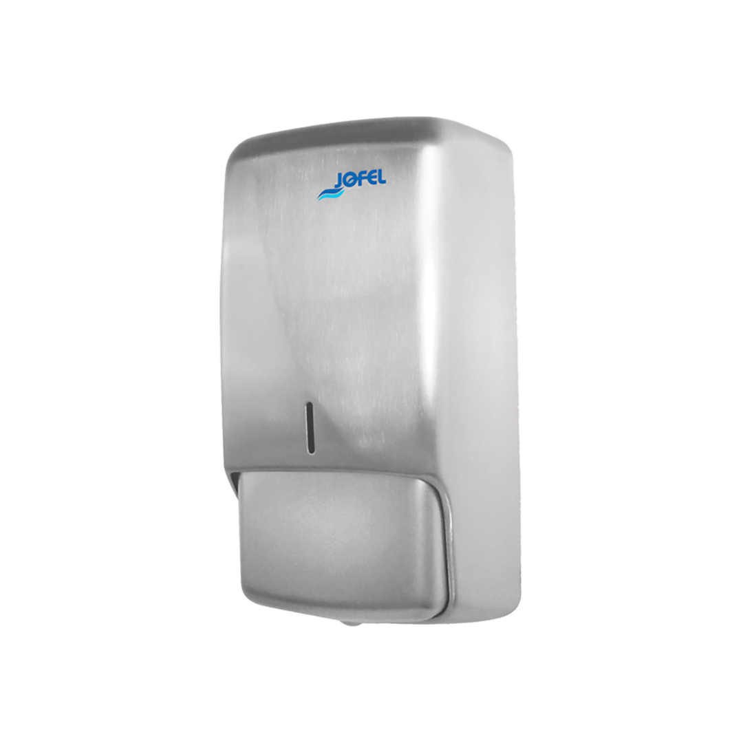 Jabonera Futura para cartucho | Jofel | Acero inoxidable | Capacidad 1 L