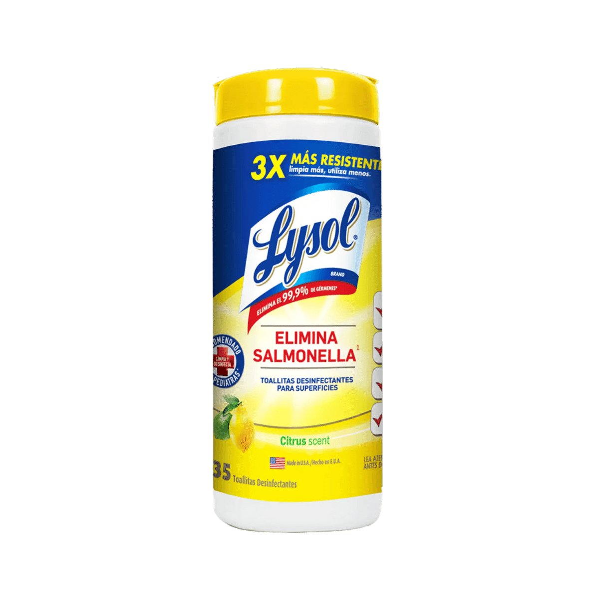 Lysol® Toallitas Desinfectantes para Superficies - Citrus – Karlan ¡Marca  la Limpieza!
