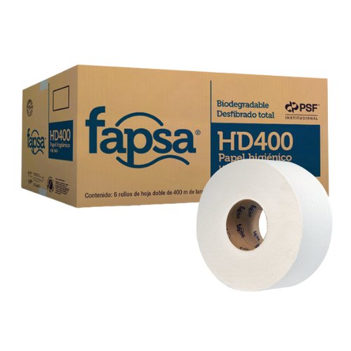 Papel higiénico en bobina HD400 Fapsa (HB03340) - Karlan ¡Marca la Limpieza!HB03340