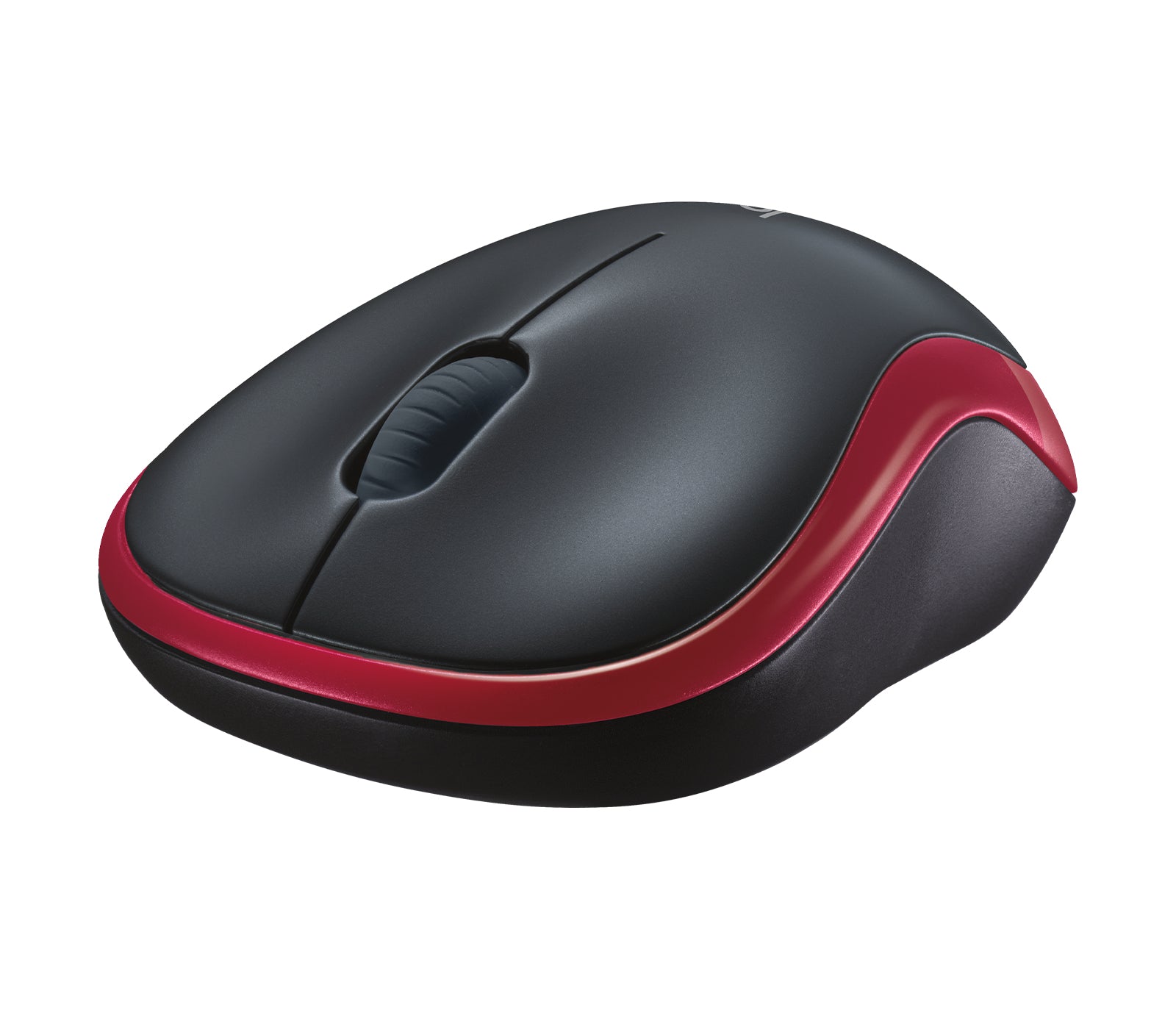 Mouse Logitech M185 rojo inalambrico