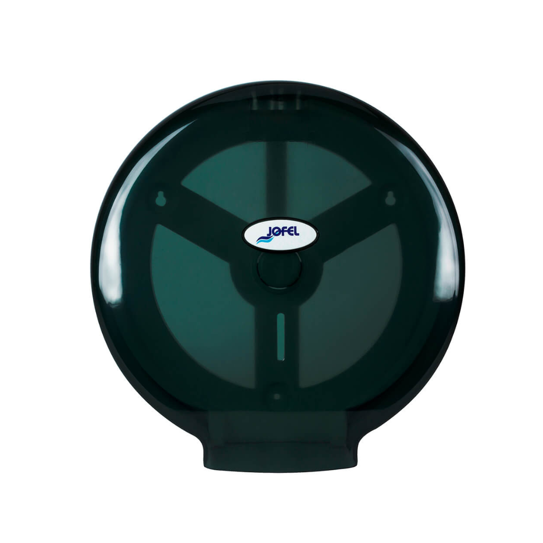 Dispensador de papel higiénico jumbo Smart Maxi | Jofel AE77403 | 1 rollo 12″ (300 mm) | Color humo