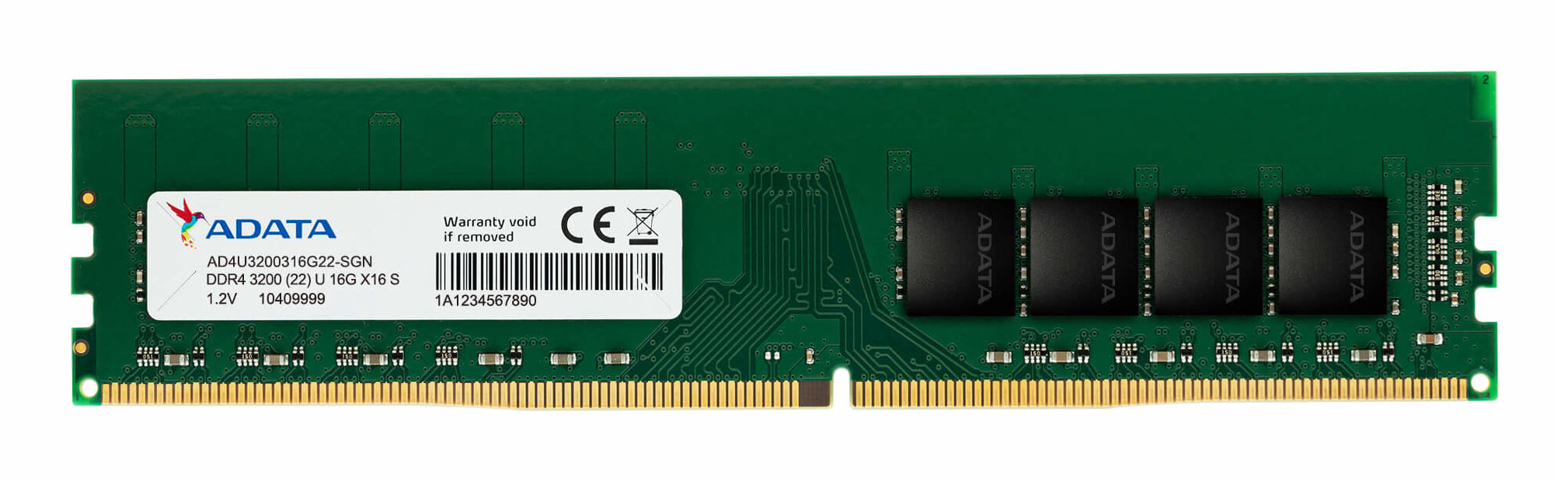 Memoria ADATA DDR4 UDIMM 16GB 3200MHz Premiere AD4U320016G22-SGN