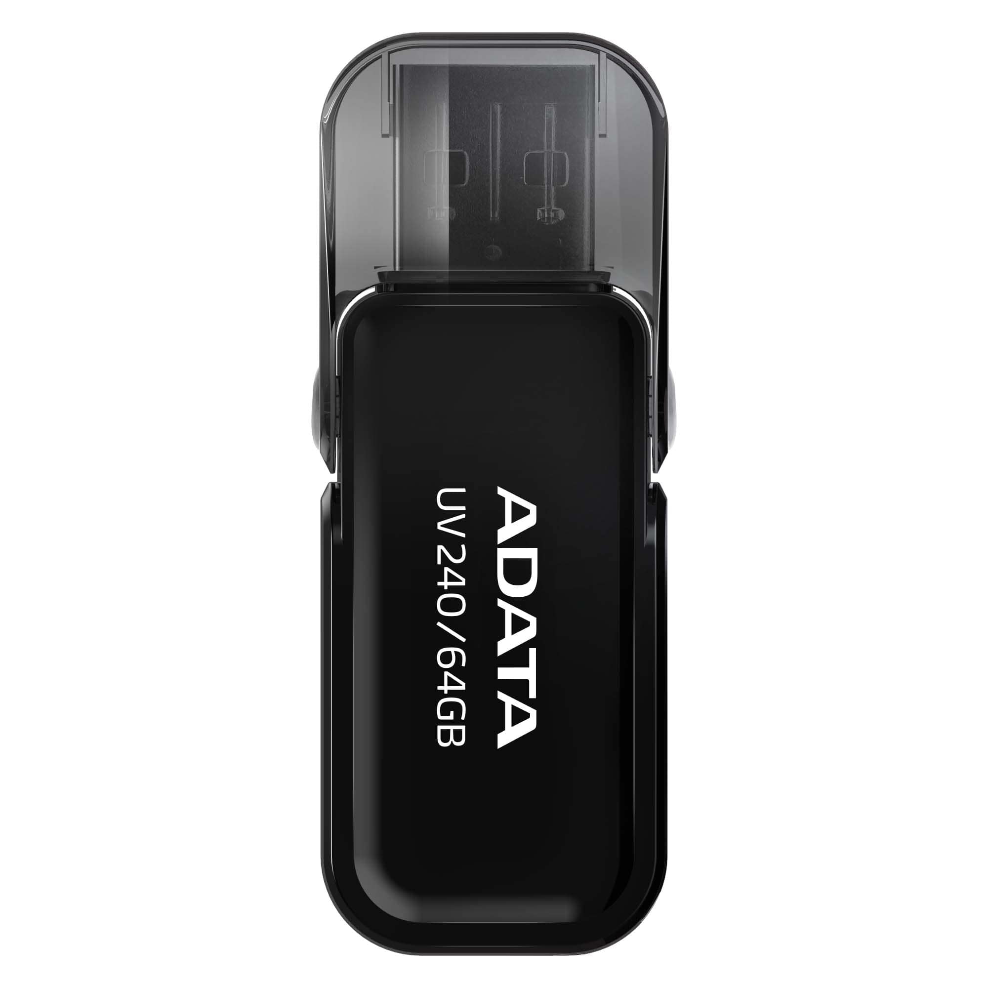 Memoria USB ADATA AUV240-64G-RBK negro USB 2.0 64GB