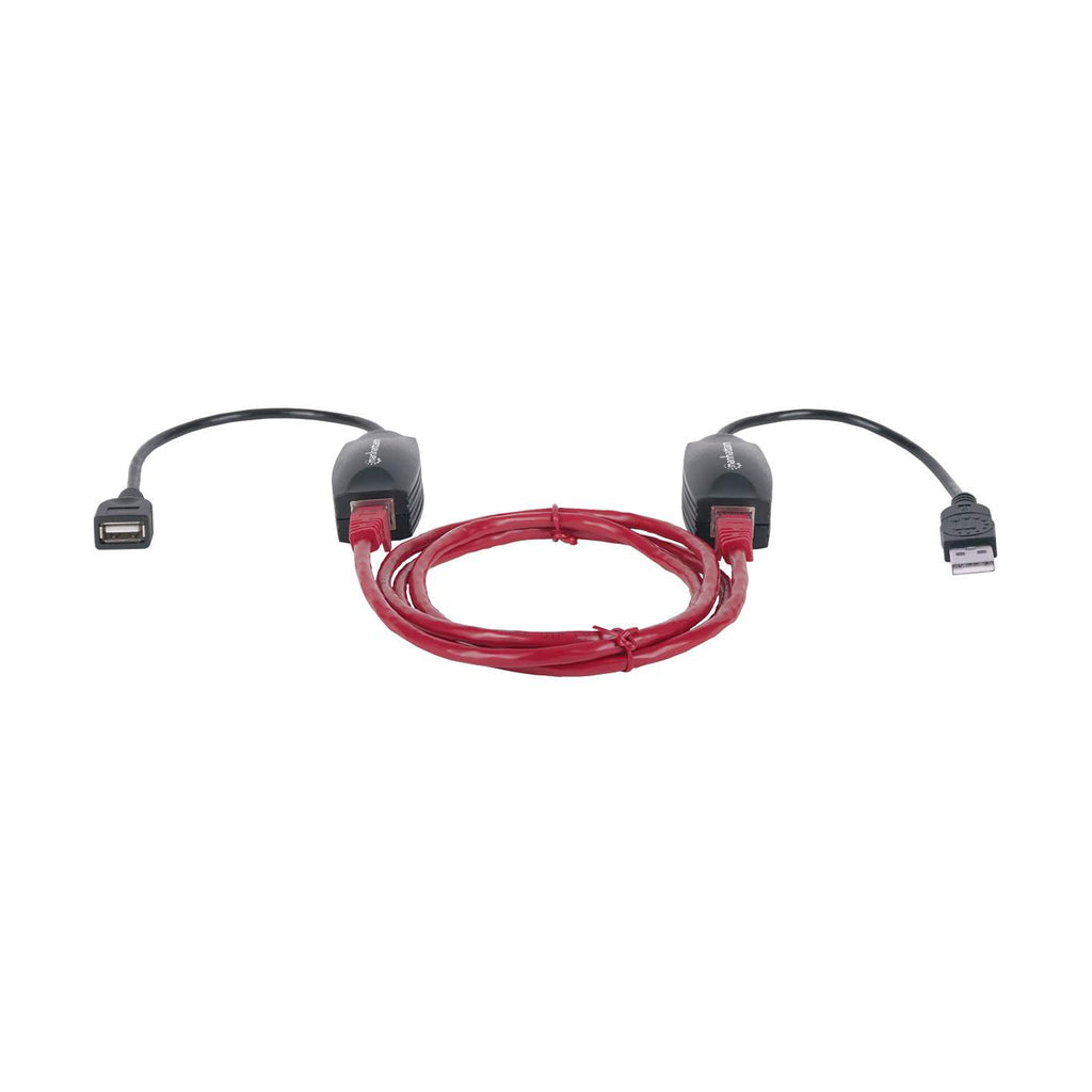 Extensor Manhattan USB v1.1 activo via RJ45 60 mts