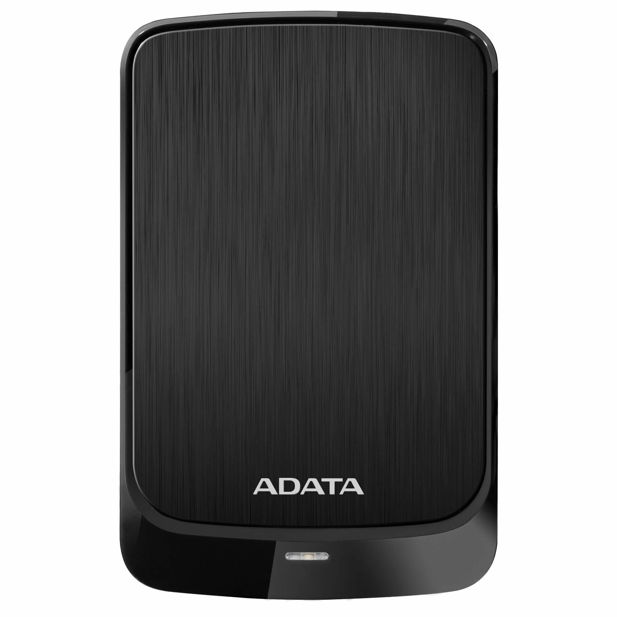 Disco duro externo ADATA AHV320-1TU31-CBK Slim 1TB USB 3.2 color negro