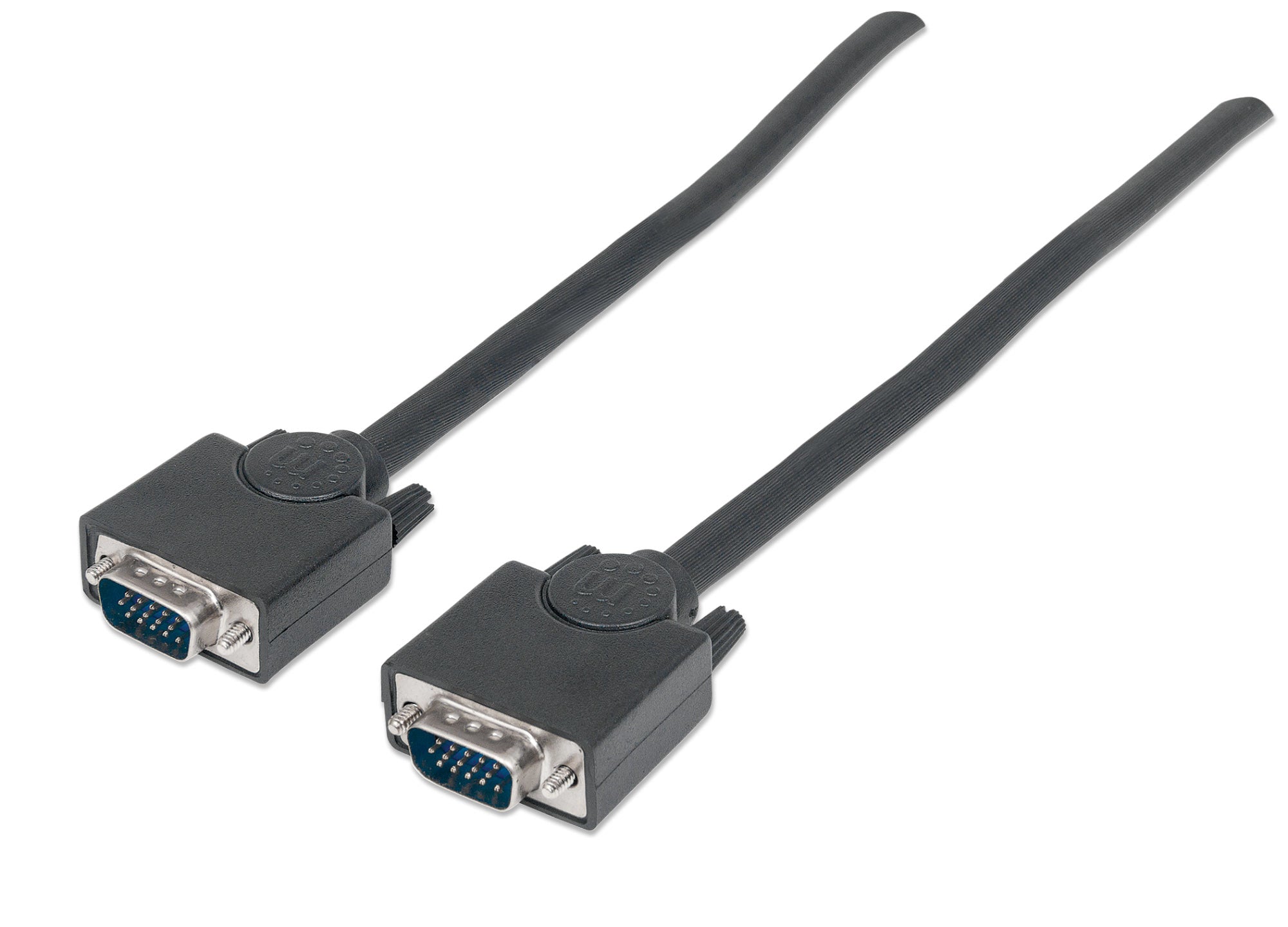 Cable MAN VGA 8mm HD15 M-M 1.8m