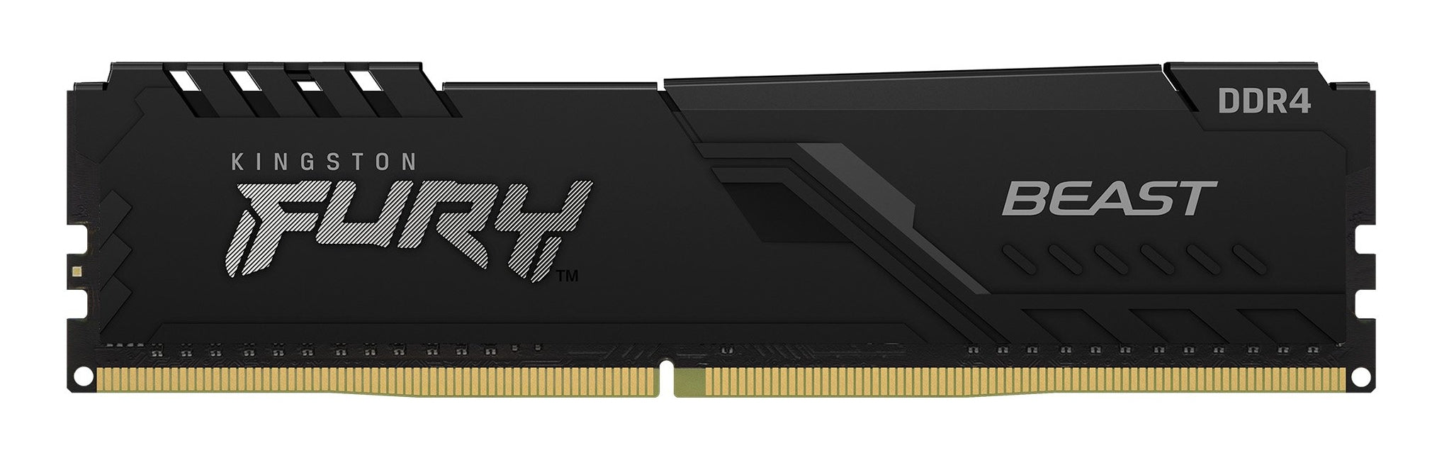 Memoria RAM KINGSTON DDR4 DIMM 8GB 3200MHz FURY Beast Black CL16 Non-ECC Unbuffered 2RX8 16bits 288pin KF432C16BB/8