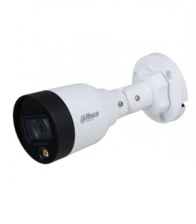Cámara DAHUA IPC-HFW1239S1-LED-S4 bullet IP FullColor 2MP lente 2.8mm luz blanca 15mts H265 PoE IP67