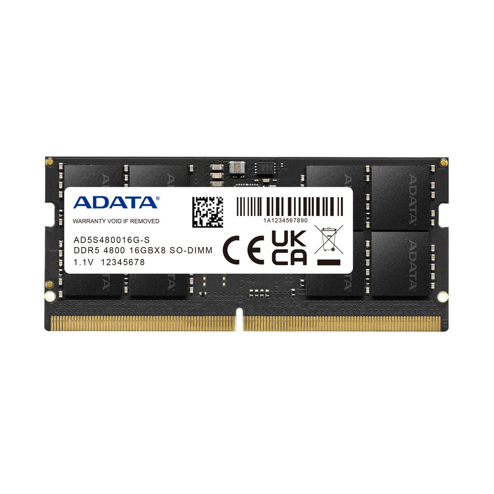 Memoria RAM ADATA AD5S480016G-S DDR5 16GB SODIMM 4800MHz