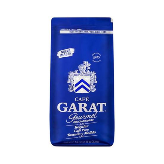Café Garat Molido Americano Regular | Tostado medio 1 kg | 100 % Arábica Mexicano