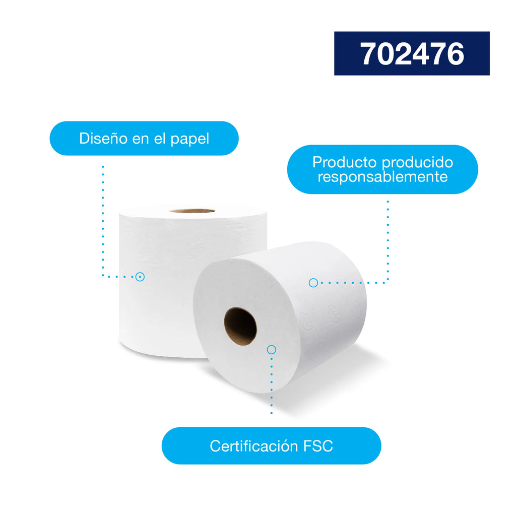 Combo de Un Papel Higiénico + Equipo de Tork SmartOne® Mini