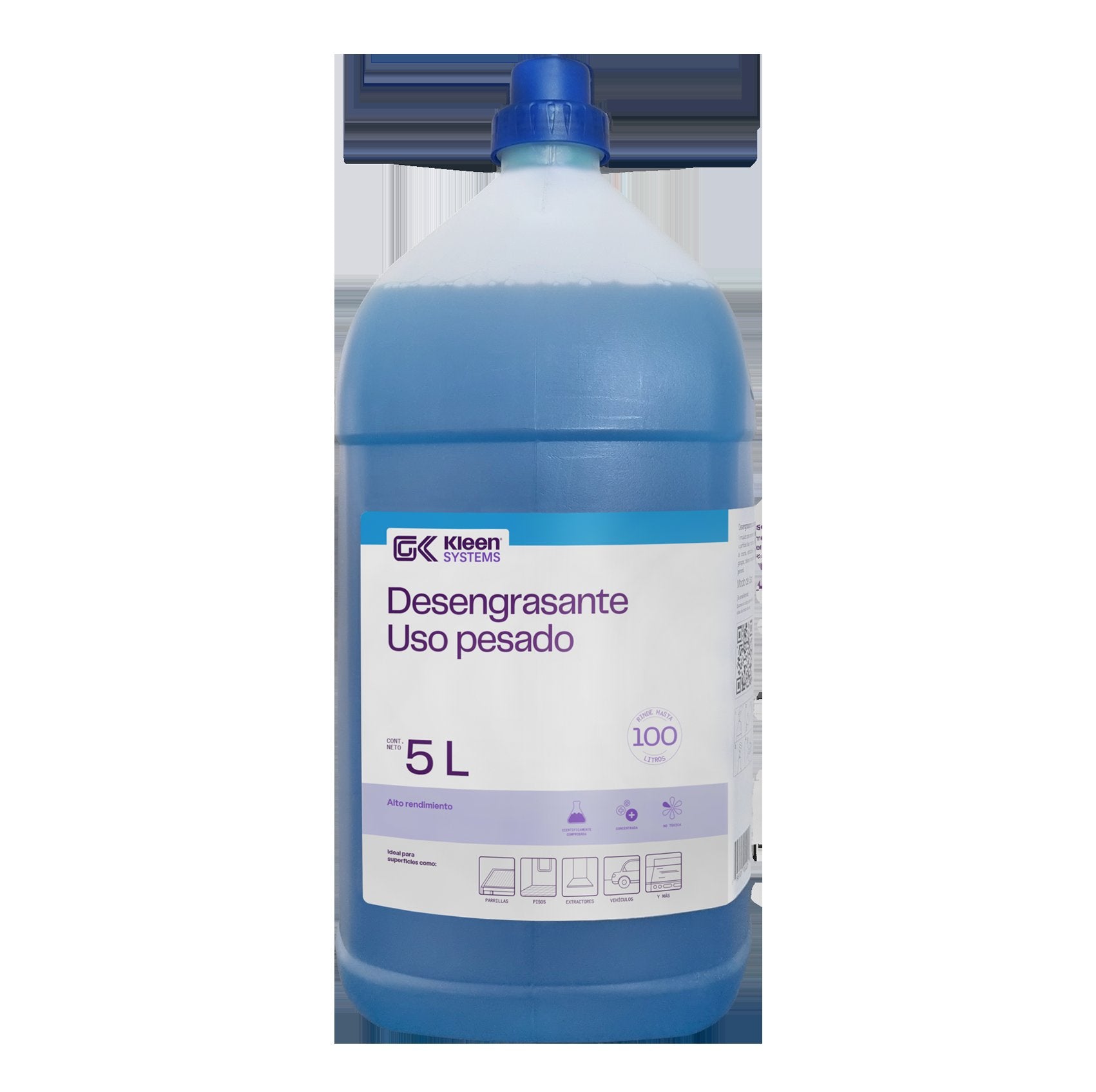 Desengrasante Concentrado Gel Kleen para Cocinas Industriales 5L