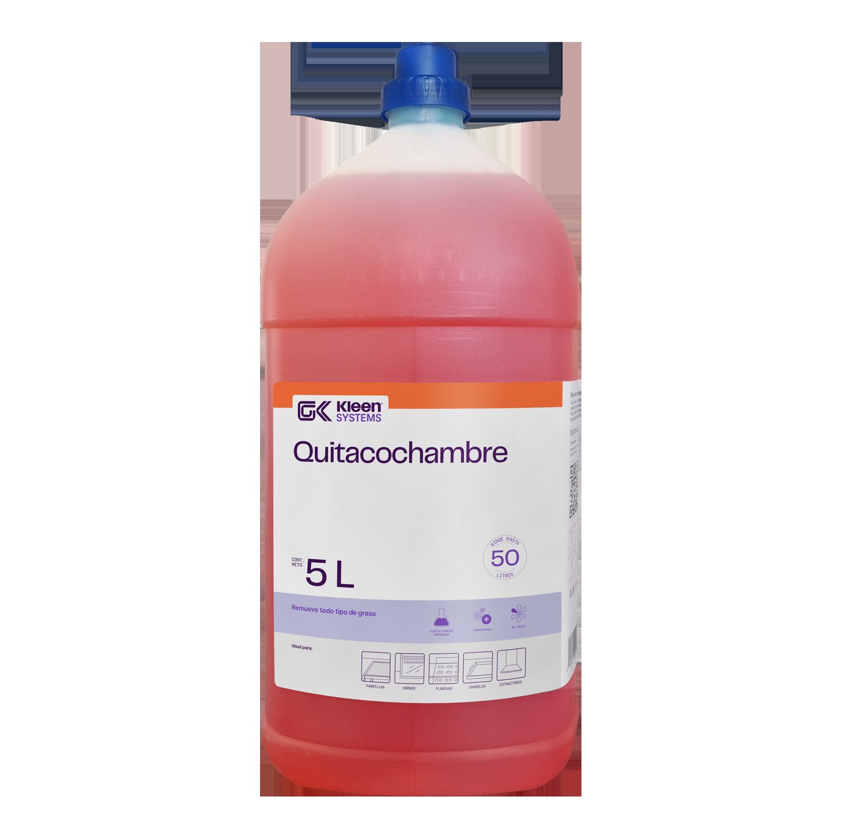 Gel Kleen Desengrasante Industrial Parrillas Hornos Campanas 5L