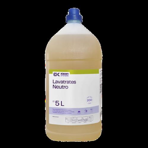 Detergente Concentrado Gel Kleen Sin Aroma para Cocina y Frutas 5L