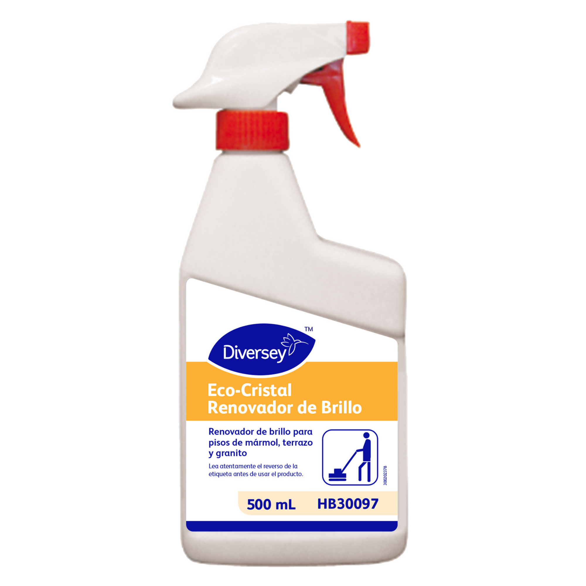 Renovador de Pisos EcoCristal Diversey HB30097 — 12x500ml