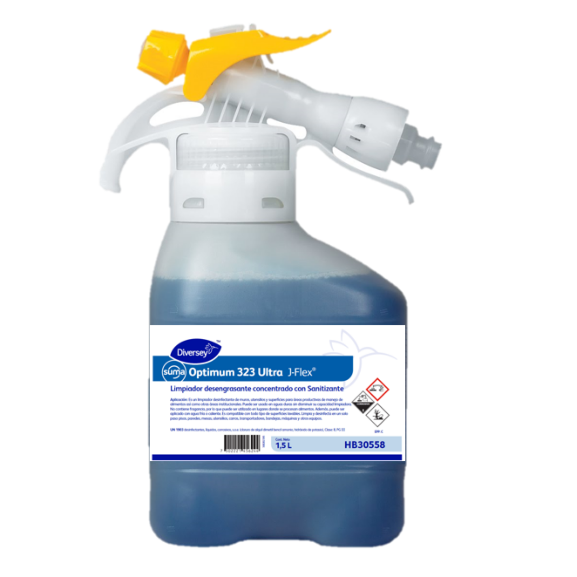 Detergente Desengrasante SUMA OPTIMUM 323 ULTRA 2x1.5L Diversey