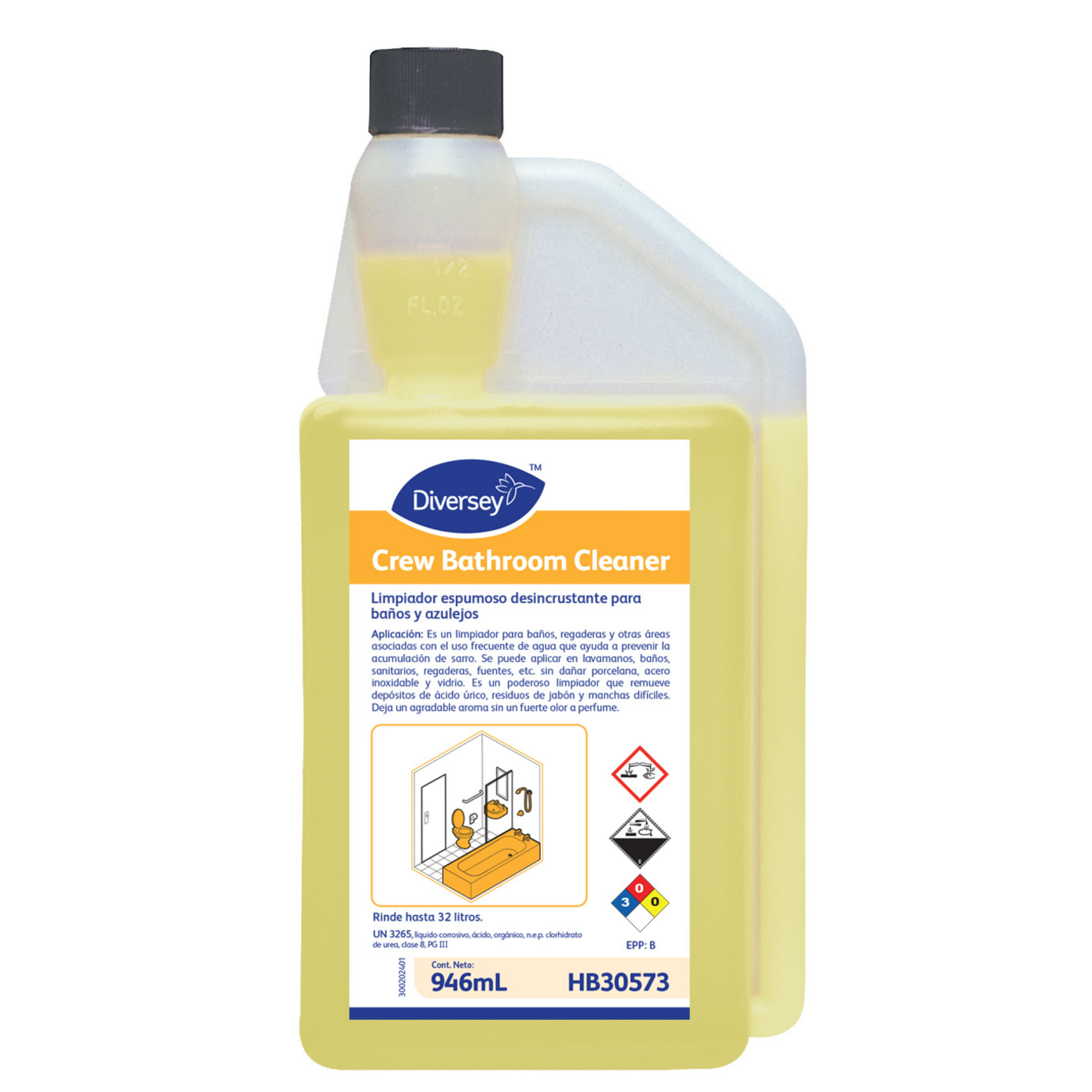 Limpiador Baños Profesional Diversey Crew 946ml