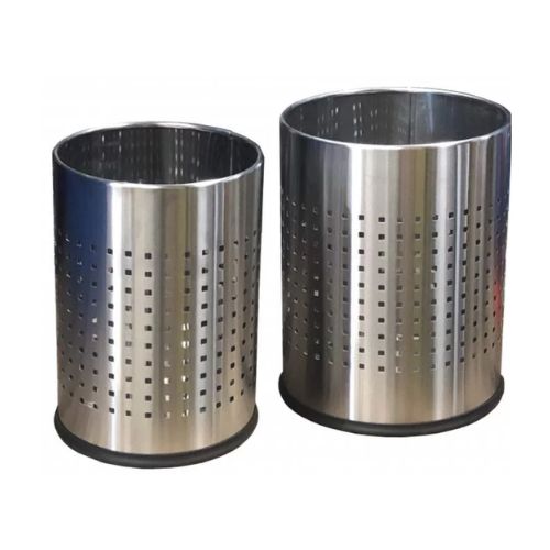 Cesto Punzonado de Acero Inoxidable Dust.