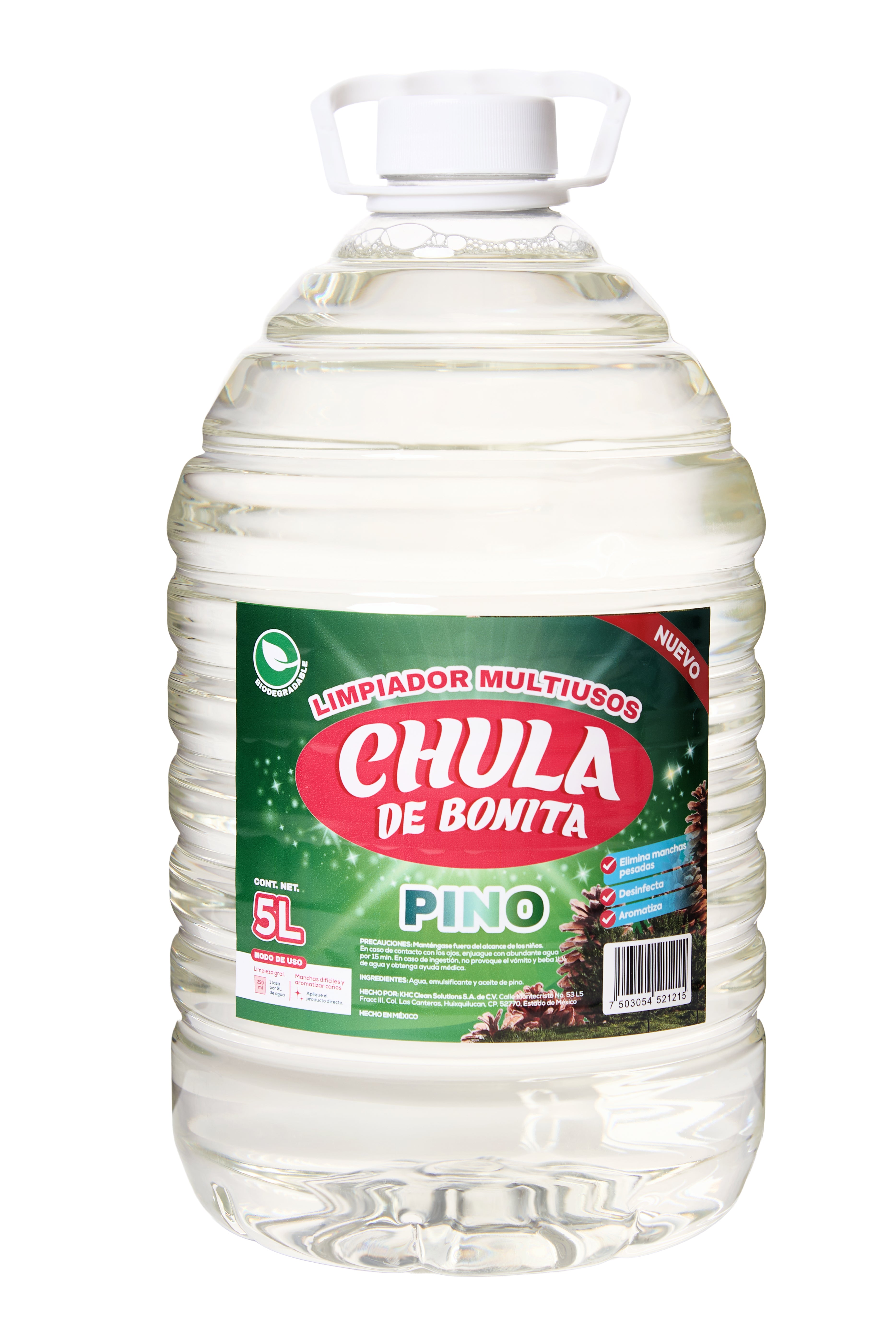 Limpiador Multiusos CHULA DE BONITA | 5L | Varios Aromas | Antibacteriano
