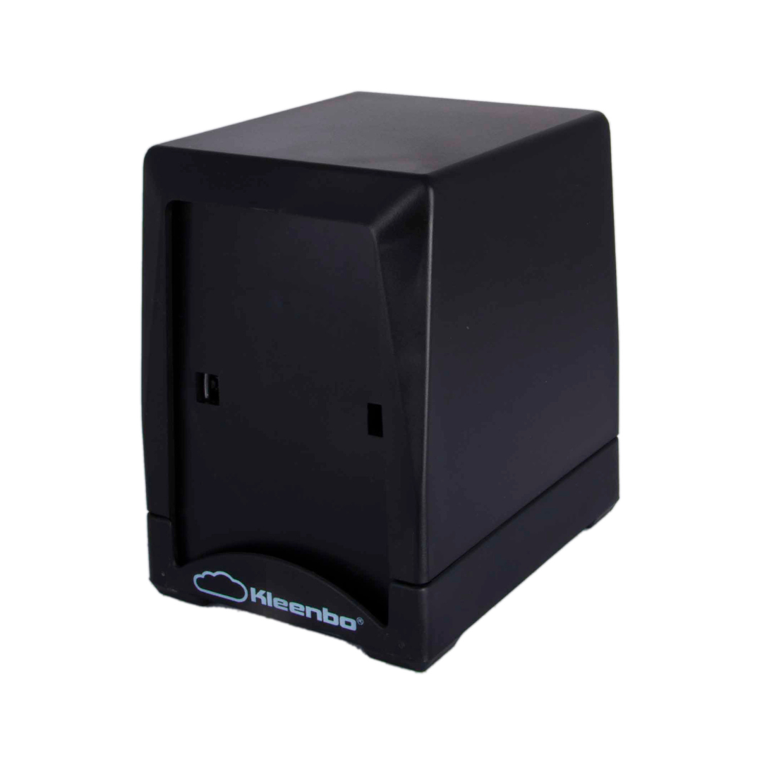 Servilletero Tabarca pequeño | Kleenbo SE10010 | Para servilletas interplegadas | Color negro
