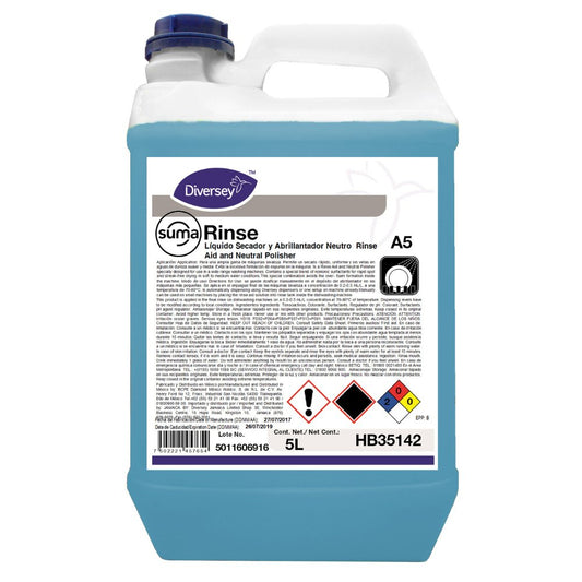 Suma Rinse | Abrillantador y Auxiliar de Secado para Lavaloza | HB35142