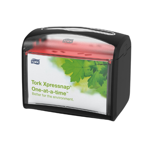 Tork Xpressnap Dispensador de servilletas de mesa, color negro (623210)