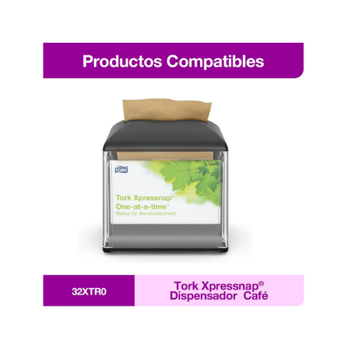 Tork Xpressnap® Café Servilleta Kraft Universal 12 Paqs / 500 pzs (701341)