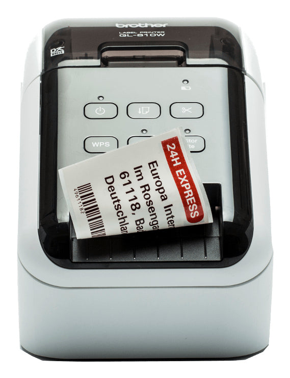 Impresora de etiquetas Brother QL-810W alta velocidad USB Wi-Fi