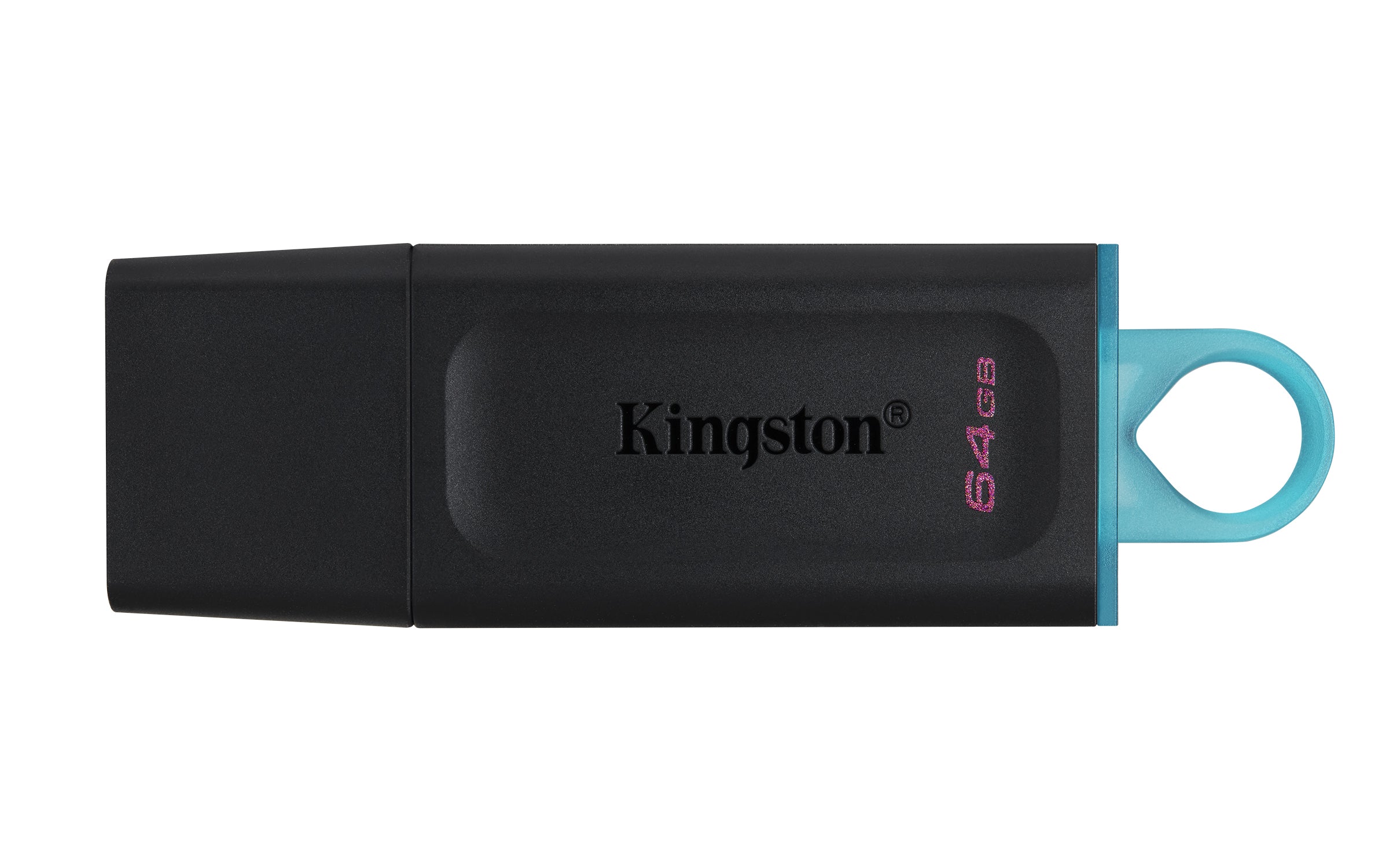Memoria USB Kingston DataTraveler Exodia, DTX/64GB, USB 3.2 Gen1, Tipo A, color negro.