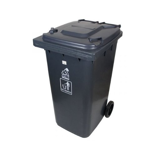 Bote de basura con tapa y llantas Heavy Duty de 240 L (AF-07322) - Karlan ¡Marca la Limpieza!