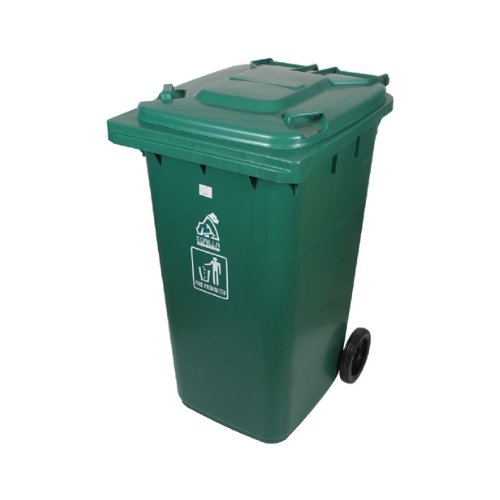 Bote de basura con tapa y llantas Heavy Duty de 240 L (AF-07322) - Karlan ¡Marca la Limpieza!