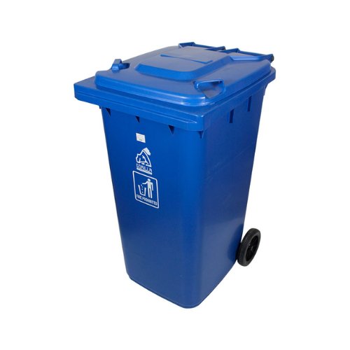 Bote de basura con tapa y llantas Heavy Duty de 240 L (AF-07322) - Karlan ¡Marca la Limpieza!AF-07322