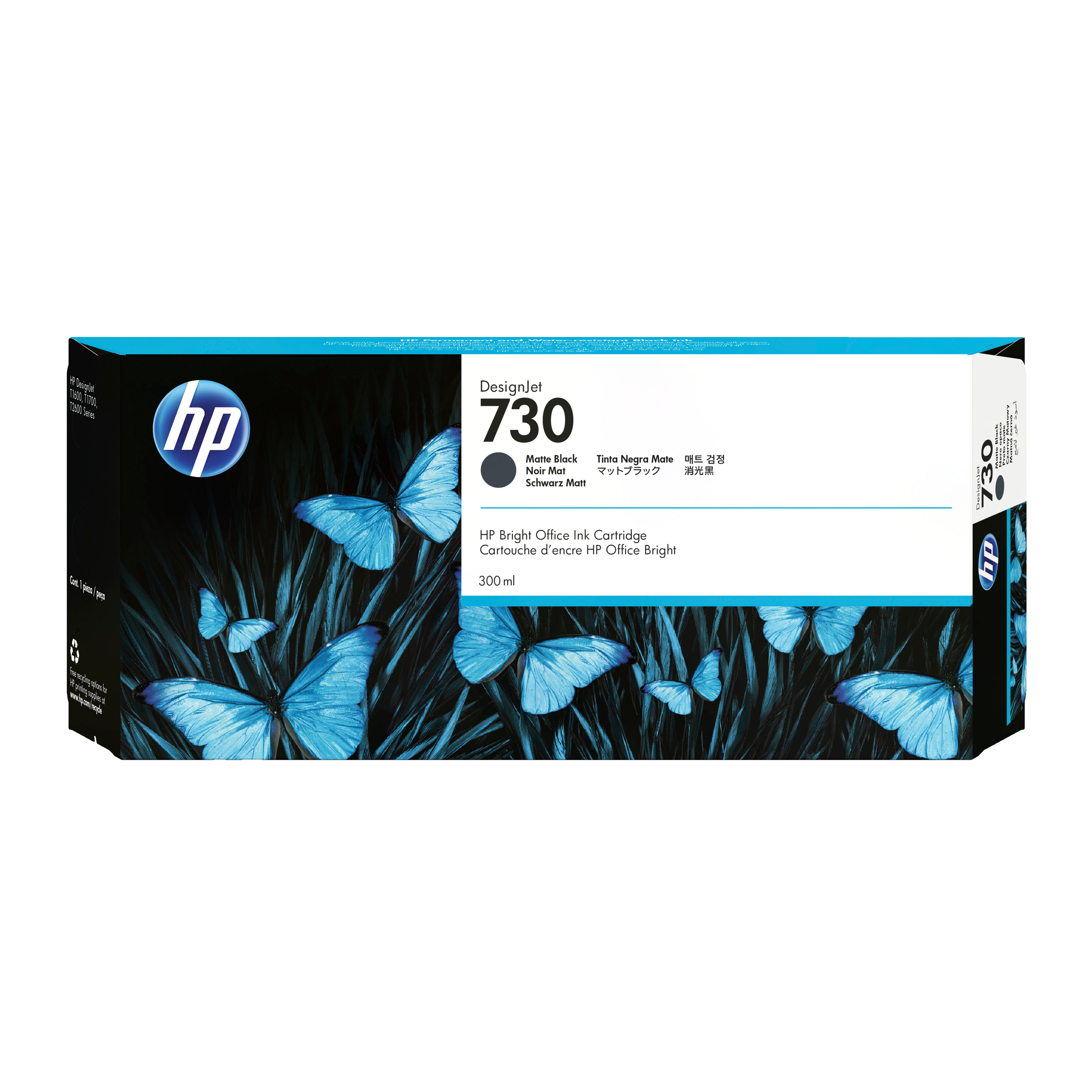 Tinta HP P2V71A Ngro Mat 730-300mil P/PT1700