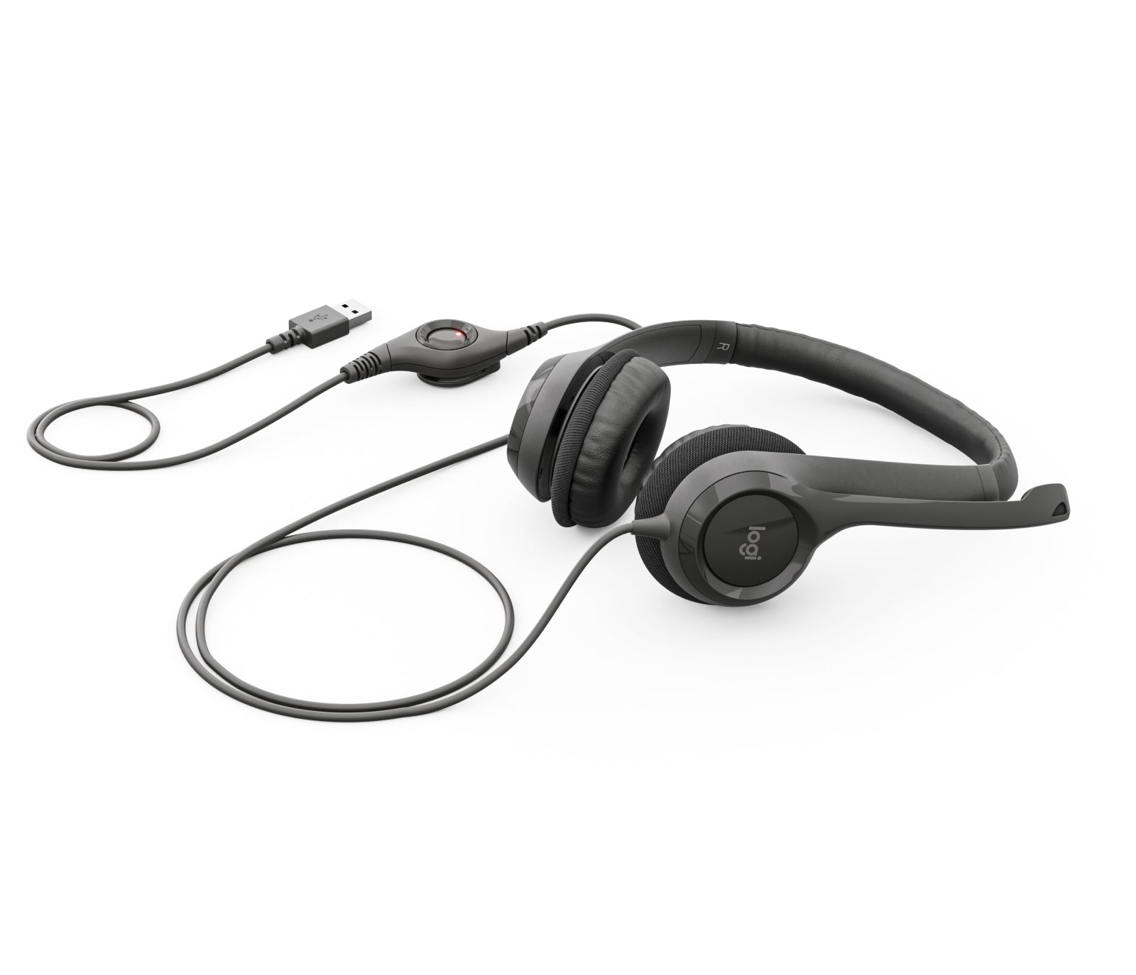 Diadema Logitech H390 USB control audio integrado