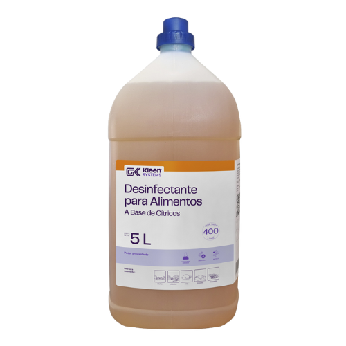 Desinfectante Cítrico Concentrado para Alimentos Gel Kleen 4L