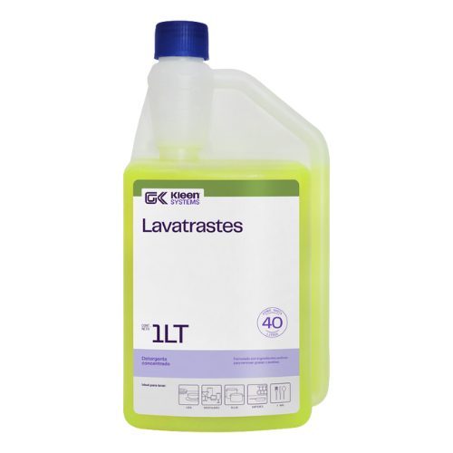 Detergente Concentrado Lima-Limón para Loza y Utensilios de Cocina - Gel Kleen