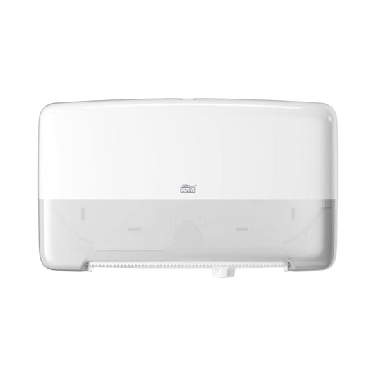 Dispensador Tork de papel higiénico doble Elevation Twin Mini (5555200) - Karlan ¡Marca la Limpieza!5555200