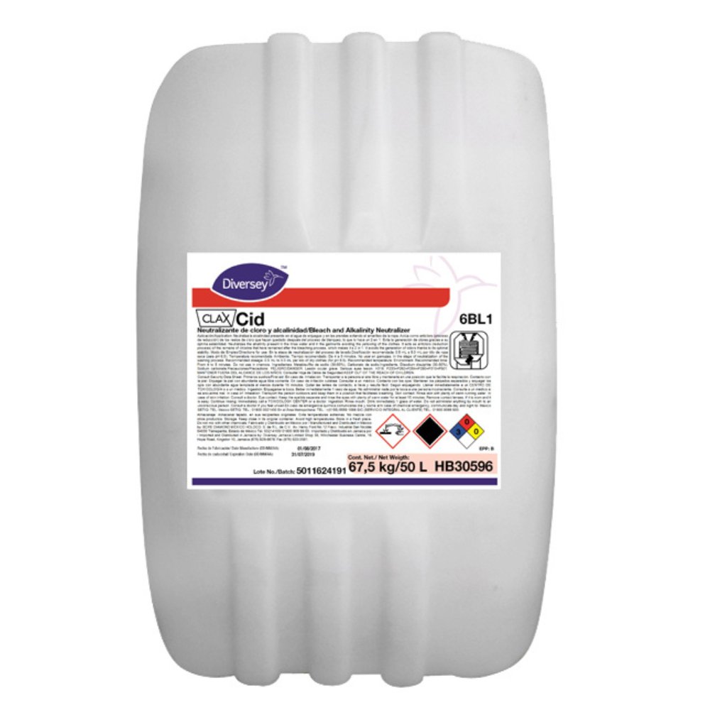 Diversey® Cuidado de Prendas Clax Cid 6BL1 (HB30596) - Karlan ¡Marca la Limpieza!HB30596