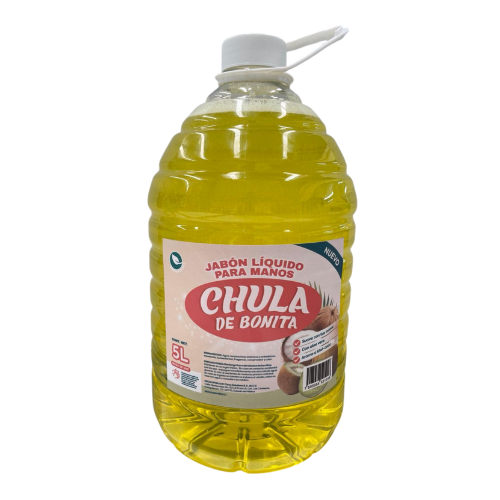 Botellas de jabón para manos CHULA DE BONITA en los aromas coco.
