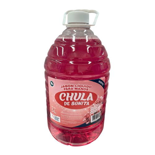 jabon-manos-chula-de-bonita-rosas-coco.peng: Botella de jabón para manos CHULA DE BONITA con aroma a rosas