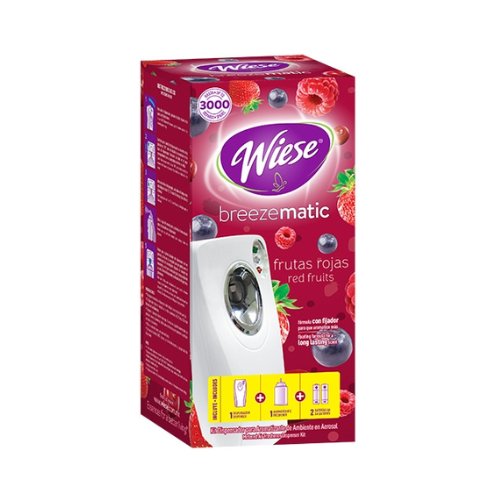 Kit Dispensador para Aromatizante de Ambiente en Aerosol Breeze Matic Wiese - Karlan ¡Marca la Limpieza!