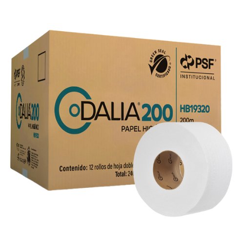 Papel higiénico en bobina Dalia 200 (HB19320) - Karlan ¡Marca la Limpieza!HB19320