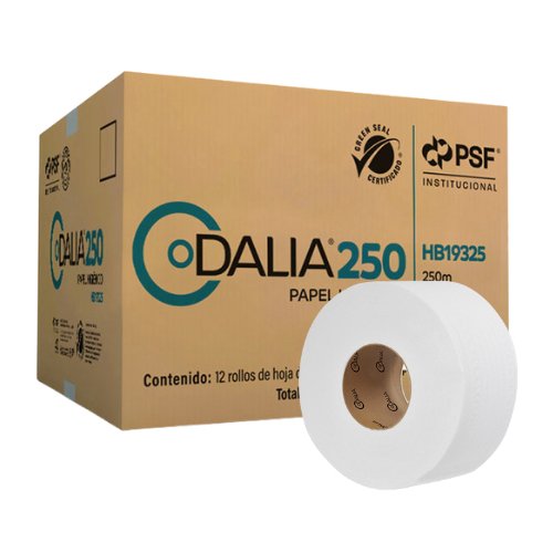 Papel higiénico en bobina Dalia 250 (HB19325) - Karlan ¡Marca la Limpieza!HB19325