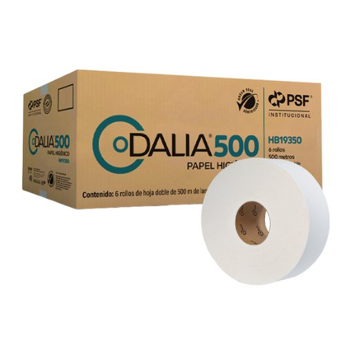 Papel higiénico en bobina Dalia 500 (HB19350) - Karlan ¡Marca la Limpieza!HB19350