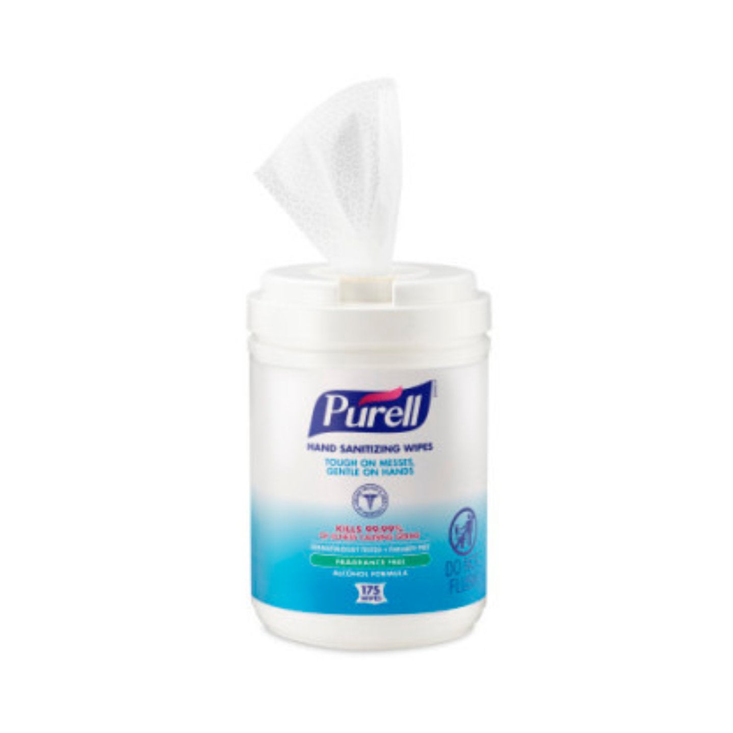 purell-toallitas-desinfectantes-manos-80-pzas-9031-06.jpg: Bote de toallitas desinfectantes para manos PURELL con 80 piezas, clave 9031-06