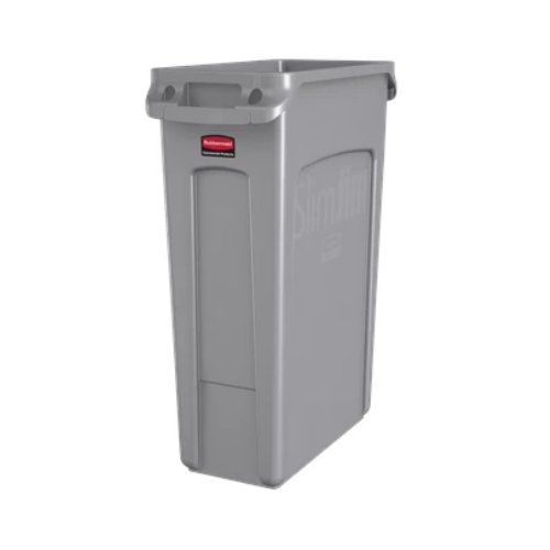 Rubbermaid Reciclaje slim jim® ventilado 23 gal azul (FG354007BLUE) - Karlan ¡Marca la Limpieza!FG354060GRAY