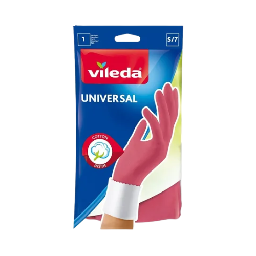 vileda-pro-guantes-nitrilo-universales.jpg: Par de guantes universales de nitrilo Vileda Professional en color verde, adecuados para químicos y alimentos