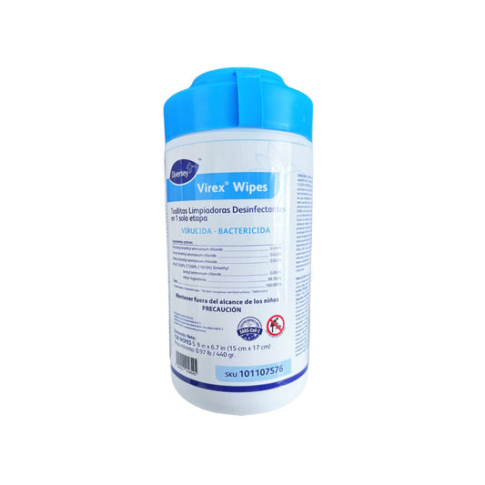 Diversey® Toallitas Limpiadoras Desinfectantes Virex® Wipes - Karlan ¡Marca la Limpieza!101107576